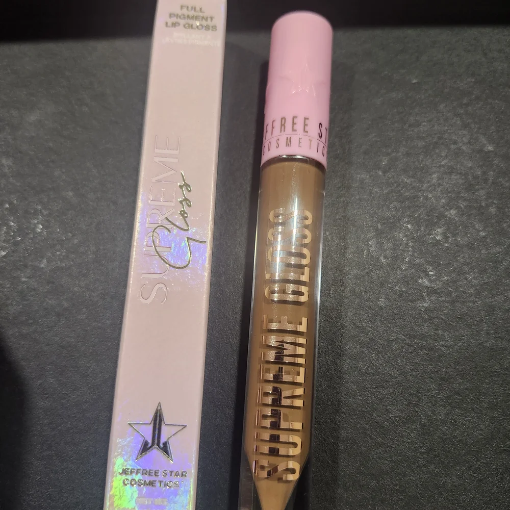 Jeffree Star Tan Lip Balm Gloss Hydrating Shine - TOP SHELF